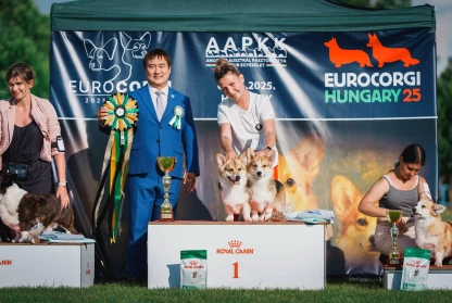 Mandi and Ronnie BIS Couple at EUROCORGI 2025!